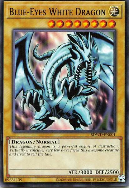 BLUE-EYES WHITE DRAGON - SDWD #EN001