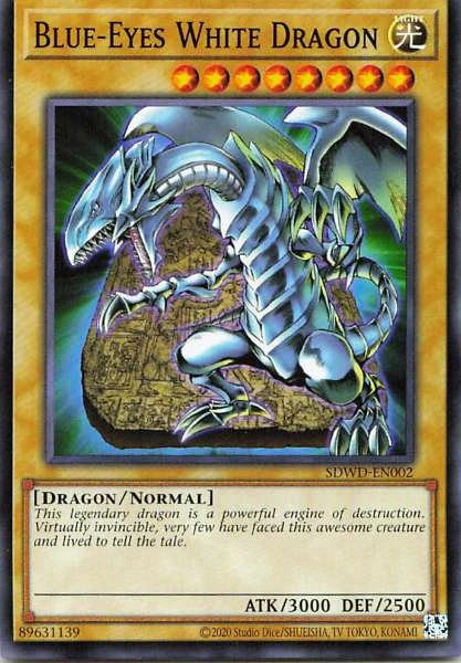 Blue-Eyes White Dragon - SDWD #EN002