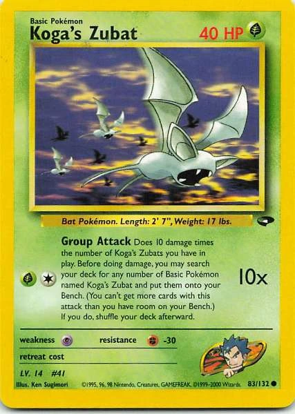 Koga's Zubat - Gym Challenge #83