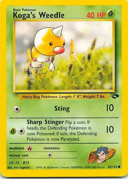 Koga's Weedle - Gym Challenge #82