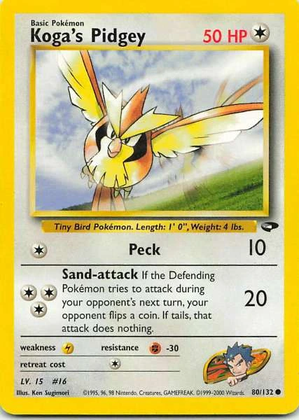 Koga's Pidgey - Gym Challenge #80