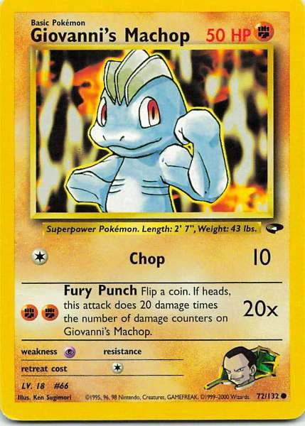 Giovanni's Machop - Gym Challenge #72