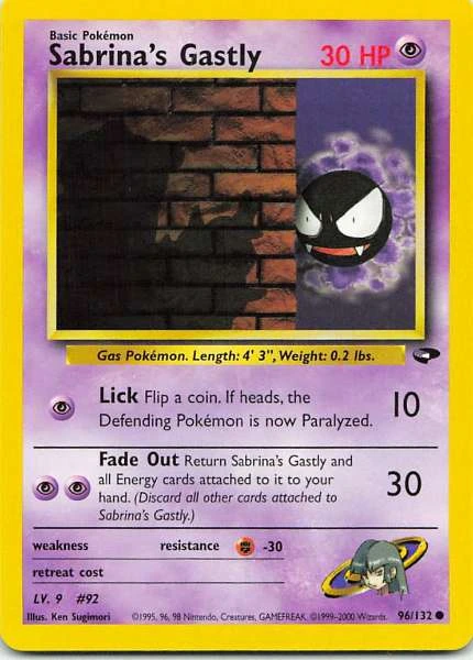 Sabrina's Gastly - Gym Challenge #96
