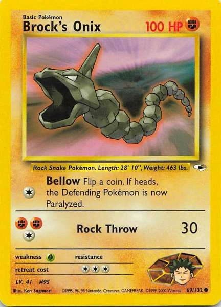 Brock's Onix - Gym Heroes #69