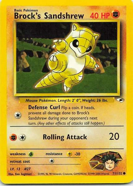 Brock's Sandshrew - Gym Heroes #71