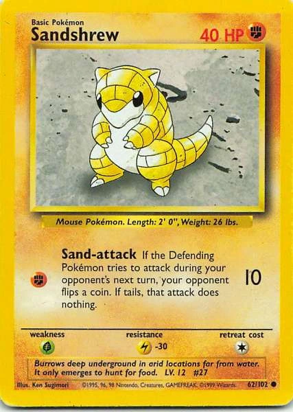 Sandshrew - Base Set #62