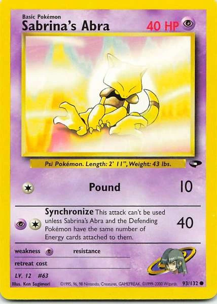 Sabrina's Abra - Gym Challenge #93