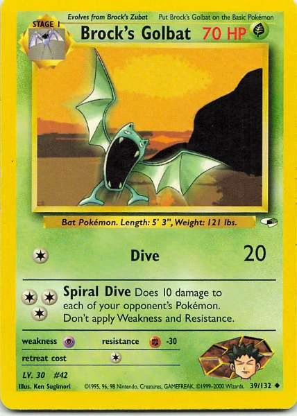Brock's Golbat - Gym Heroes #39
