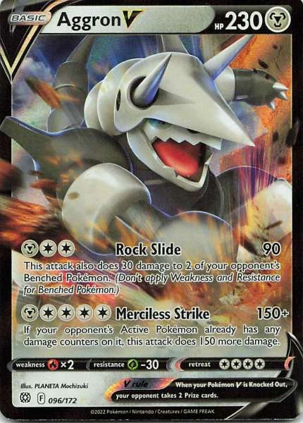 Aggron V - Brilliant Stars #096