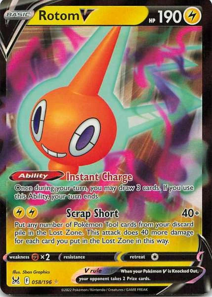 Rotom V - Lost Origin #058