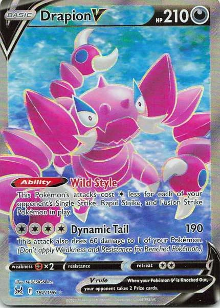 Drapion V - Lost Origin #182