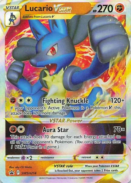 Lucario VSTAR - SWSH Black Star Promos #SWSH214