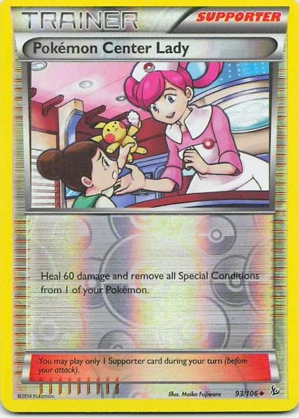 Pokémon Center Lady - Reverse Holo #93