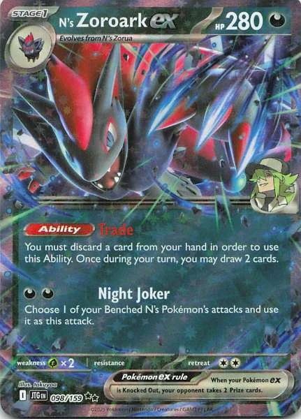 N's Zoroark ex - Journey Together #098