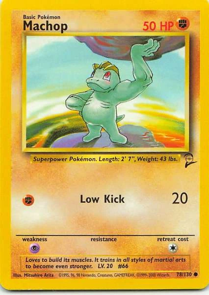 Machop - Base Set 2 #78