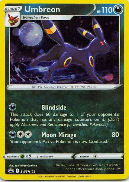 Umbreon - Sword & Shield #SWSH129
