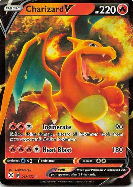 Charizard V - Brilliant Stars #017