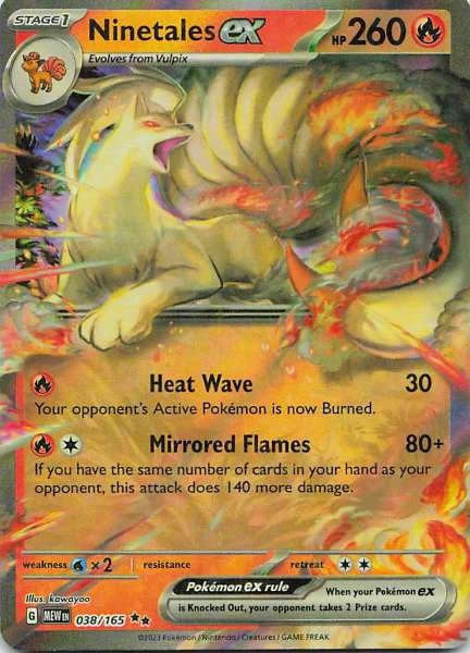 Ninetales ex - 151 #038
