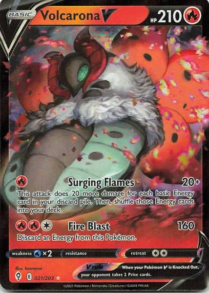 Volcarona V - Evolving Skies #21