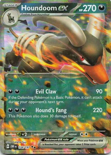 Houndoom ex - Obsidian Flames #134