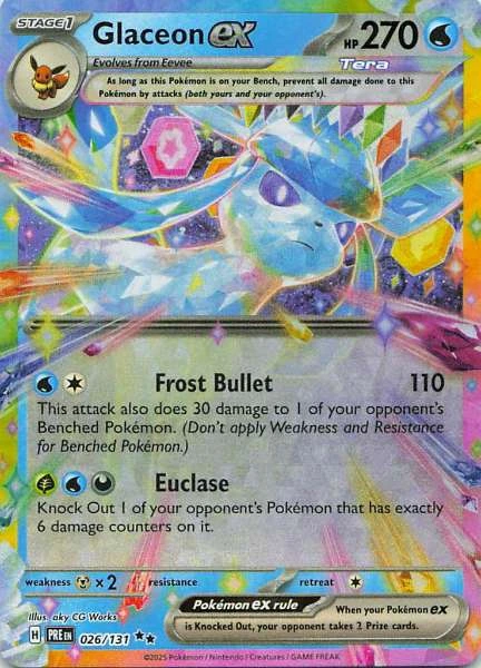 Glaceon ex - Prismatic Evolutions #026