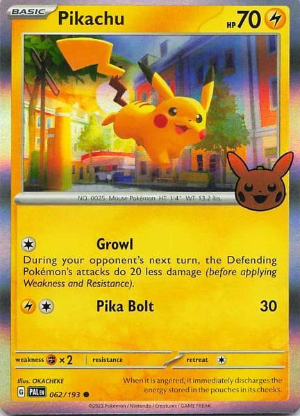 Pikachu - Pikaboo #062