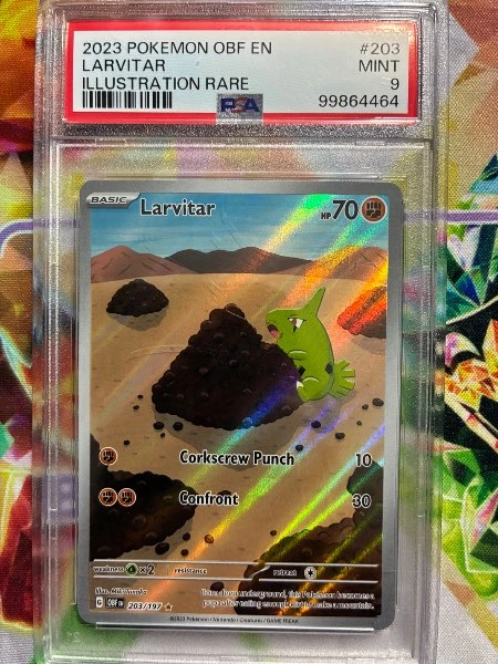 Larvitar - Obsidian Flames #203