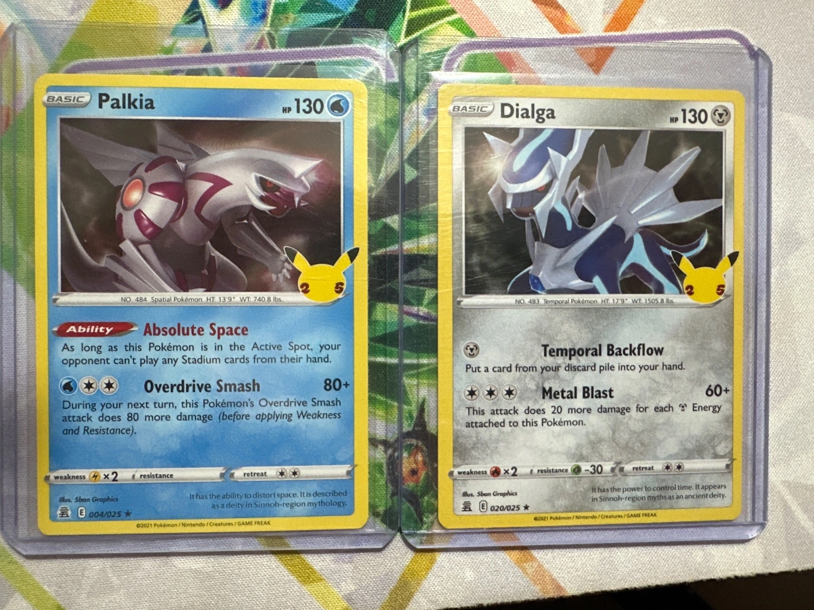 Dialga and Palkia Bundle - Celebrations #20