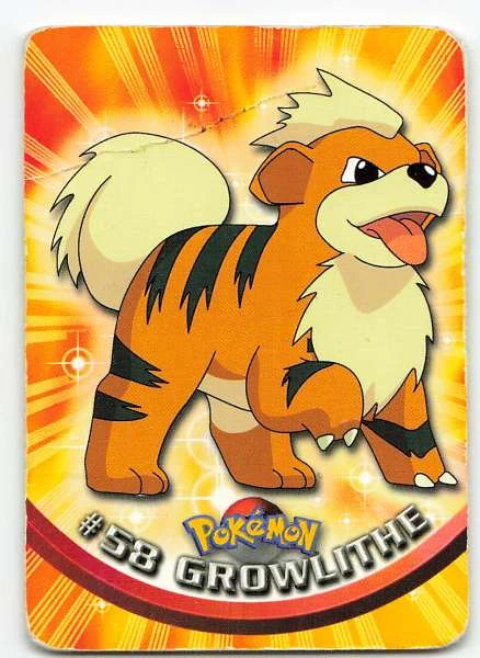 Growlithe - Topps ##58