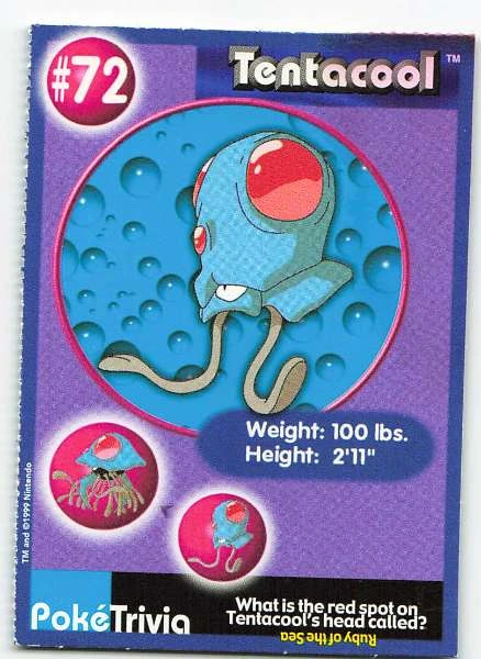 Tentacool - Pokemon Trivia #72
