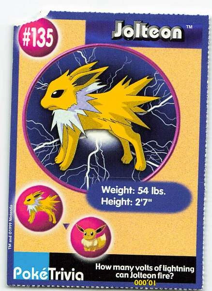 Jolteon - Trivia ##135