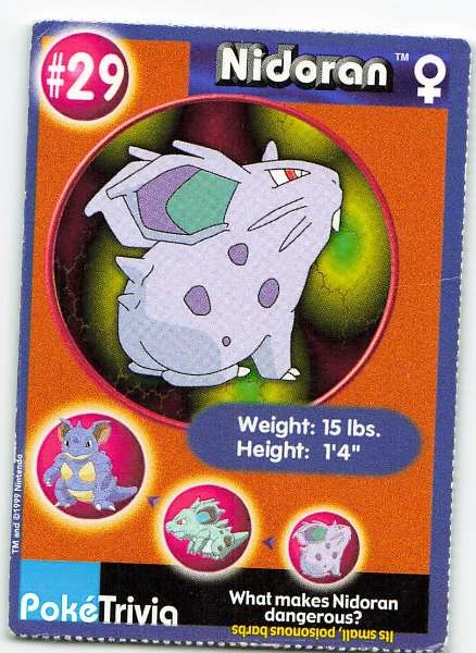 Nidoran - Pokemon Trivia #29