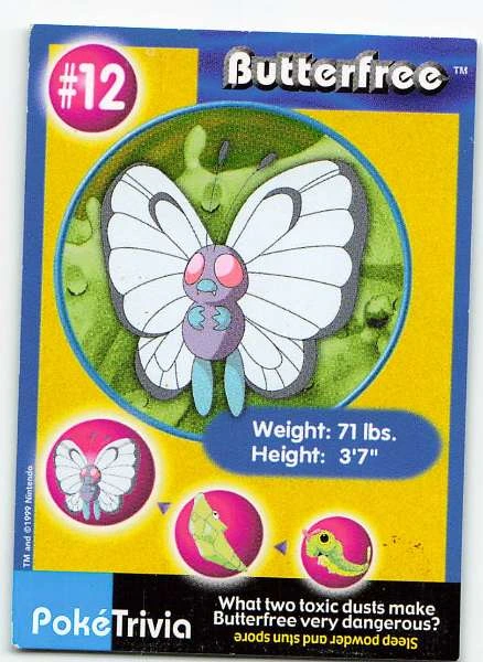 Butterfree - Pokemon Trivia #12
