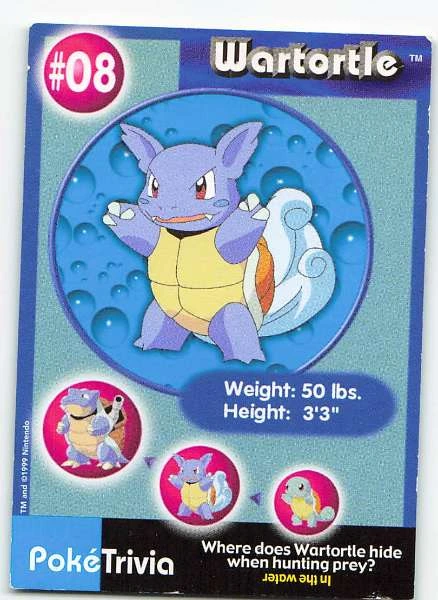Wartortle - Pokemon Trivia #08