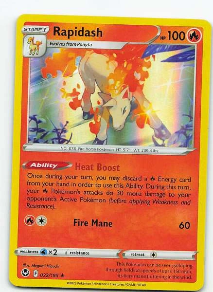 Rapidash - Silver Tempest #022/195