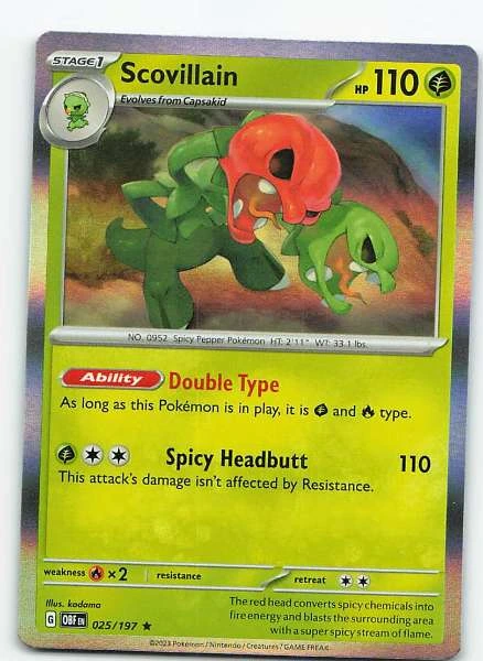 Scovillain Holo - Obsidian Flames #025/197