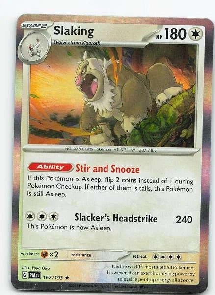 Slaking Holo - Paldea Evolved #162/193