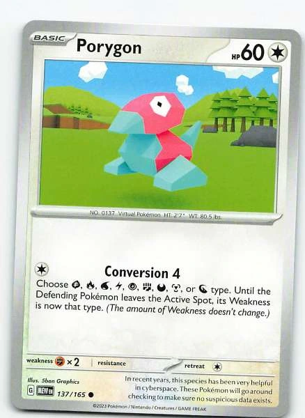 Porygon - Scarlet & Violet #137/165