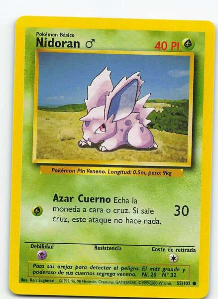 Nidoran ♂ (Spanish) - Base #55/102