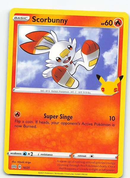 Scorbunny - Celebrations #16/25