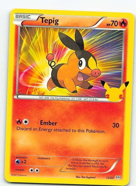 Tepig - Celebrations #13/25