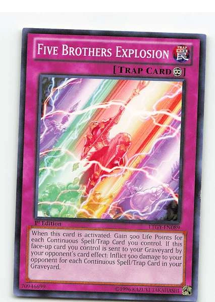 Five Brothers Explosion 1st Edition #LTGY-EN089