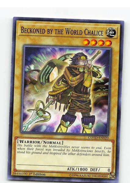 Beckoned by the World Chalice 1st Edition - Code of the Duelist #COTD-EN020