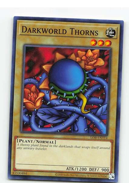 Darkworld Thorns - Legend of Blue Eyes White Dragon #LOB-EN114