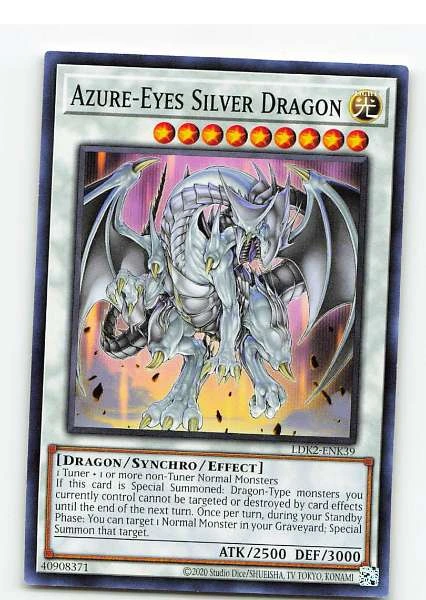 Azure-Eyes Silver Dragon #LDK2-ENK39