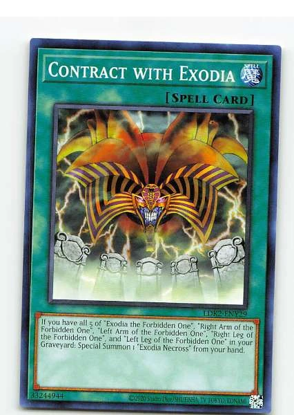 Contract with Exodia - LDK2-ENY29 #LDK2-ENY29