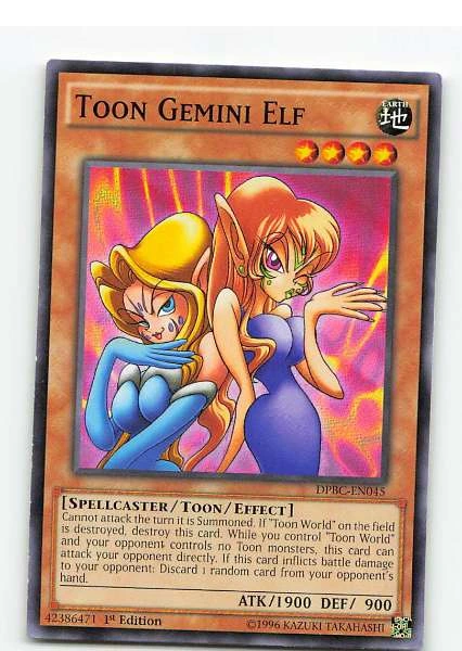 Toon Gemini Elf 1st Edition #DPBC-EN045