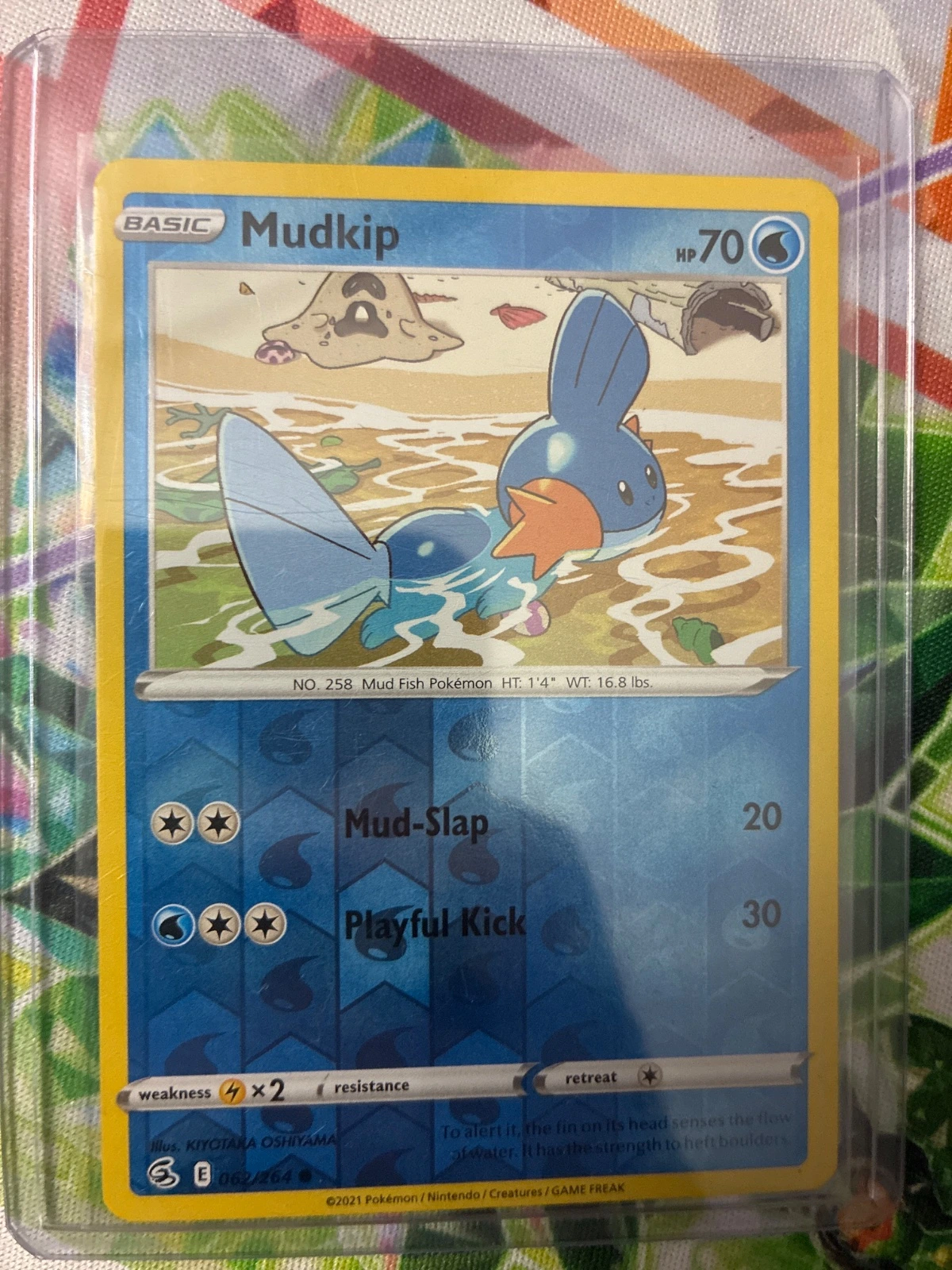 Mudkip Complete Evolution Reverse Holo Fusion Strike
