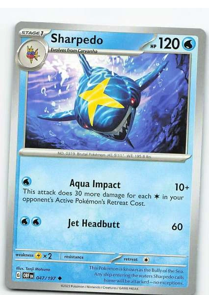 Sharpedo - Obsidian Flames #047/197