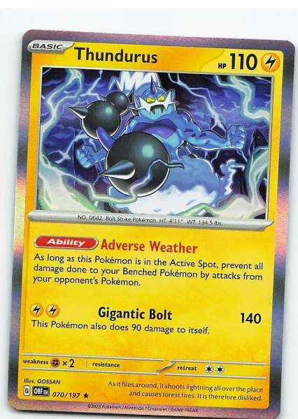 Thundurus - Obsidian Flames #070/197